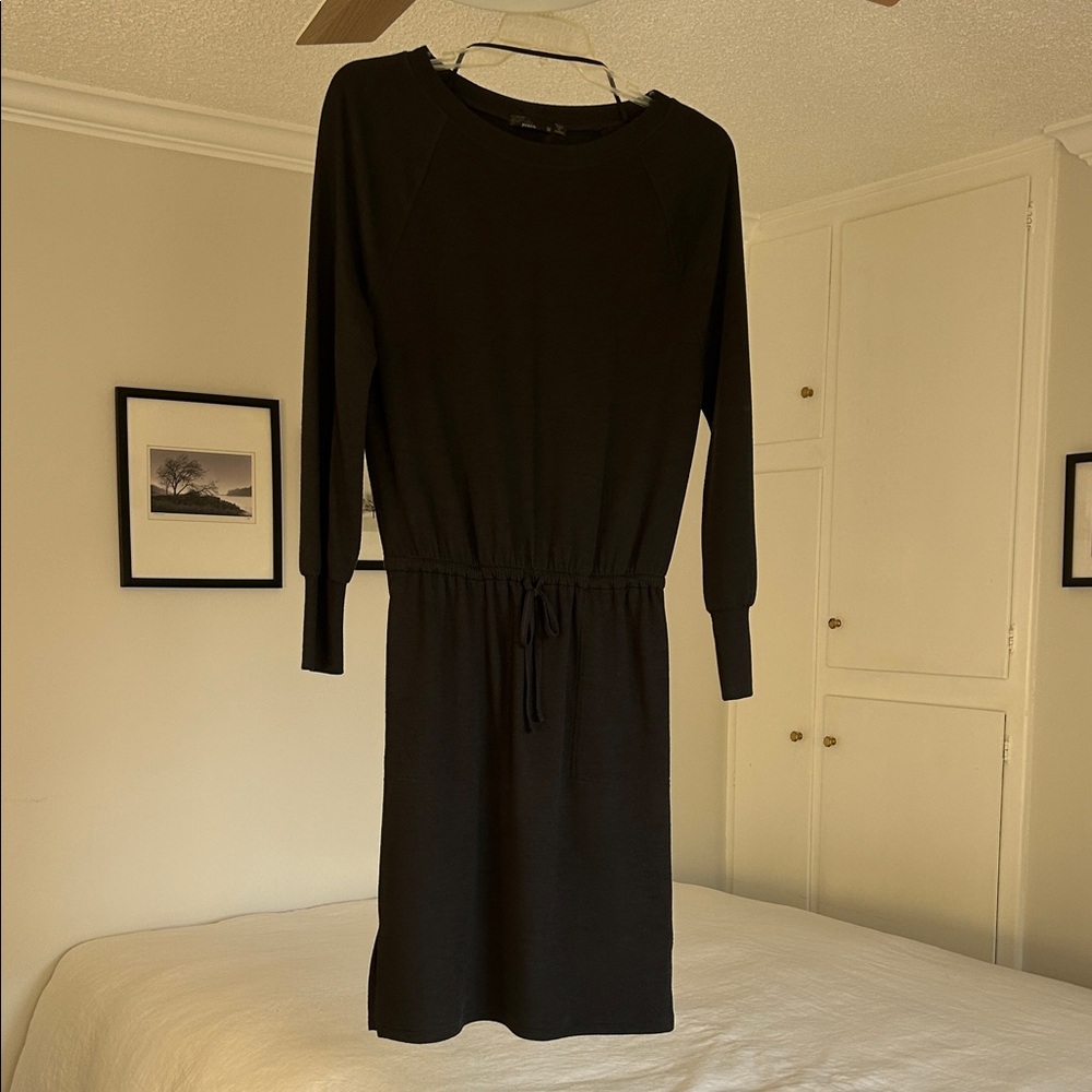 Prana Black Long Sleeve Dress